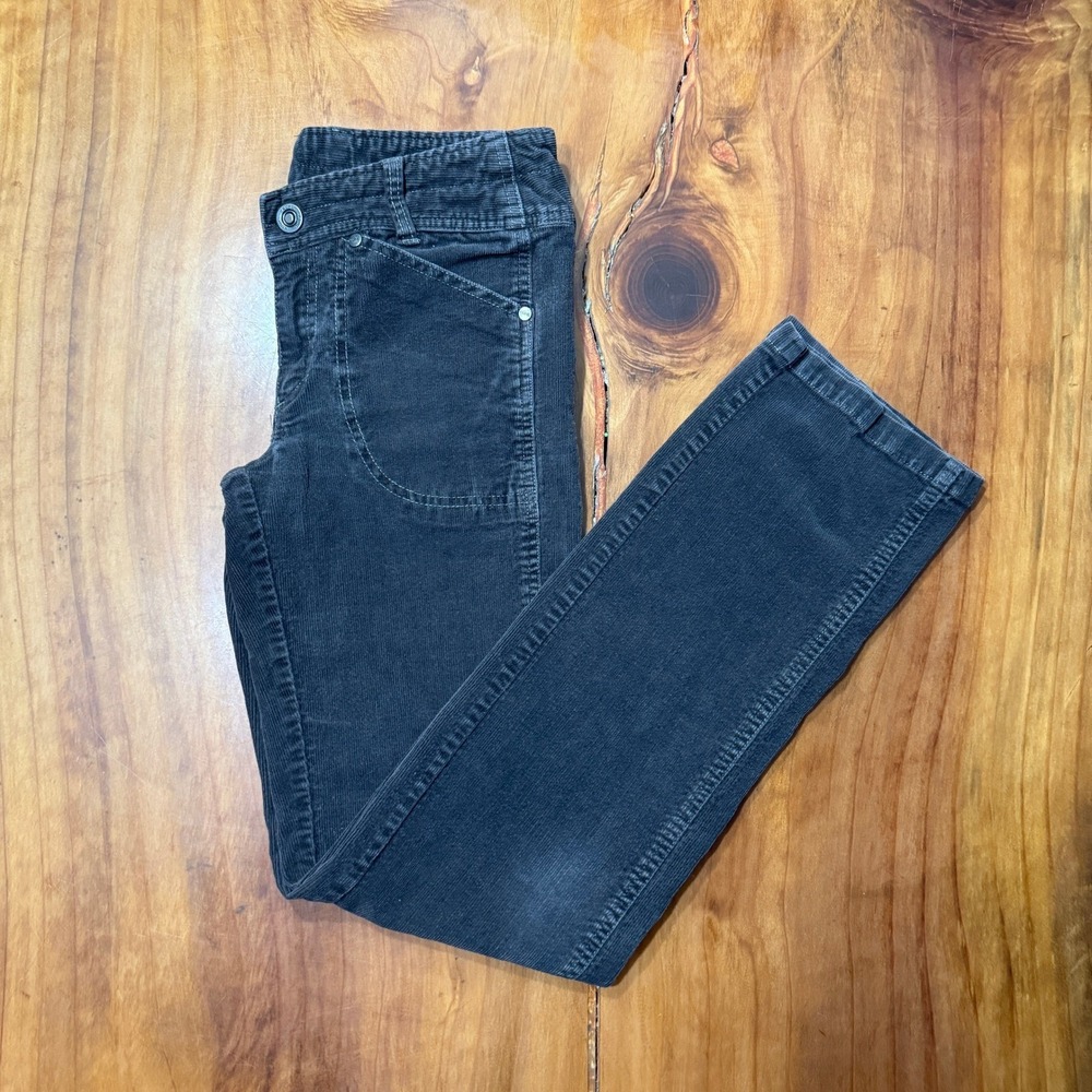 Kuhl Pants 2 Hiking Outdoor Corduroy Cotton Straight leg 27 Low rise Z3-2